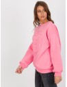 Rožinis siuvinėtas džemperis-EM-BL-617-4.41P