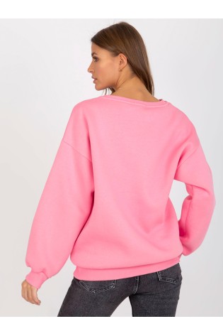Rožinis siuvinėtas džemperis-EM-BL-617-4.41P