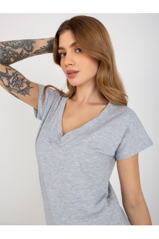 Klasikiniai marškinėliai moterims-VI-TS-035.01P