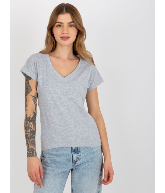 Klasikiniai marškinėliai moterims-VI-TS-035.01P