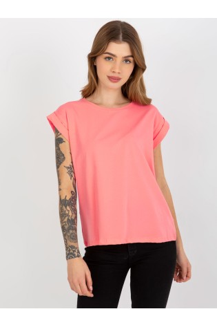 Rožiniai marškinėliai moterims-RV-TS-4833.00X