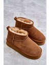 Šilti patogūs žieminiai batai-W5828 CAMEL