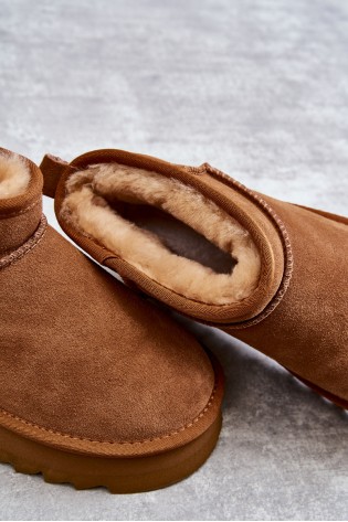 Šilti patogūs žieminiai batai-W5828 CAMEL