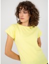 Geltoni marškinėliai moterims-VI-TS-5133.15