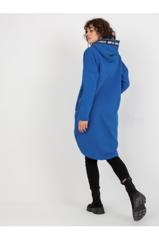 Mėlynas ilgas džemperis-RV-BL-6683.00P