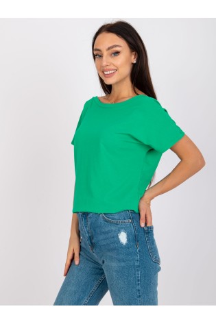 Žali marškinėliai moterims-RV-TS-4662.39P
