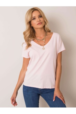 Rožiniai marškinėliai moterims-RV-TS-4832.18P