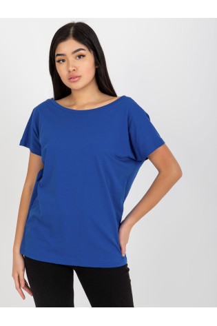 Mėlyni marškinėliai moterims-RV-TS-4662.09