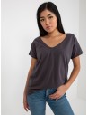 Pilki marškinėliai moterims-RV-TS-4832.13