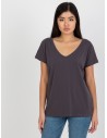 Pilki marškinėliai moterims-RV-TS-4832.13