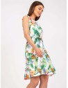 Vasariška suknelė su tropiniais raištais-WN-SK-0806-5.44