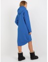 Mėlynas ilgas džemperis moterims-RV-BL-4858-1.99P