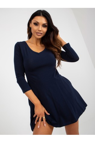 Stilinga tamsiai mėlyna suknelė kiekvienai dienai-EM-SK-HW/20-309.11P