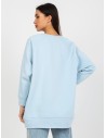 Basic šviesiai mėlynas džemperis moterims-EM-BL-711-1.03X
