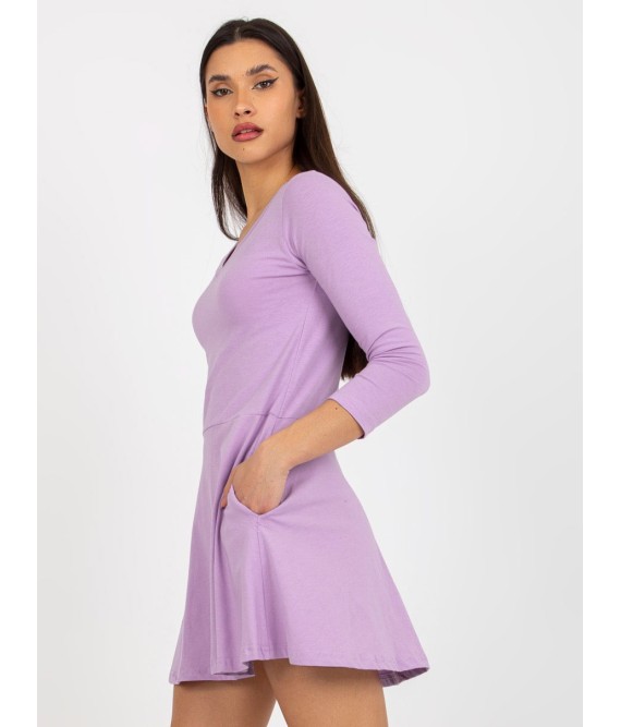 Stilinga violetinė suknelė-EM-SK-HW/20-309.11P