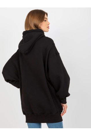 Juodas patogus džemperis moterims-EM-BL-694.20X