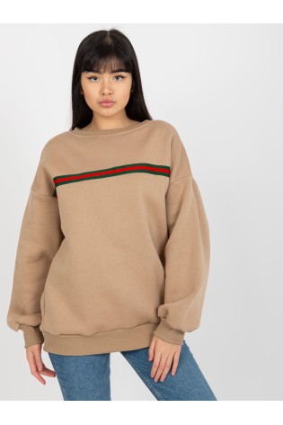 Rudas džemperis su originalia juostele-EM-BL-760.01