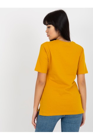 Tamsiai geltoni marškinėliai moterims-EM-TS-HS-20-25.41X