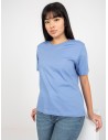 Šviesiai mėlyni marškinėliai moterims-TW-TS-2004.48
