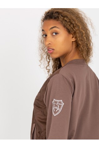Rudas džemperis su emblema-RV-BL-8225.88