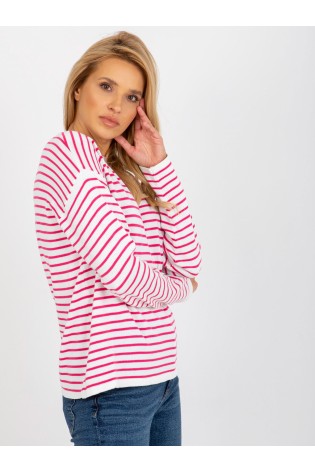 Stilingas rožinis megztinis su dryželiais-LC-SW-6006.22