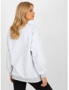 Pilkas džemperis su originalia juostele-EM-BL-760.01