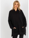 Juodas patogus džemperis moterims-TW-BL-2001.35P