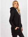Patogus juodas džemperis moterims-EM-BL-695.25X