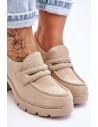 Stilingi natūralios odos smėlio spalvos batai-20125 W.BEŻ+BOLZANO