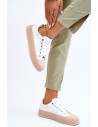 Balti natūralios odos aukštos kokybės Goe batai-LL2N4020 WHITE