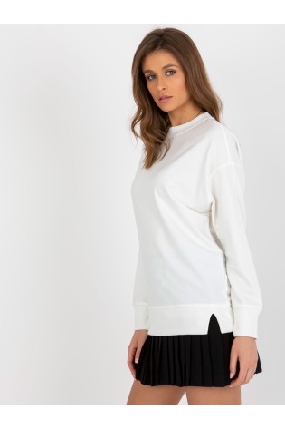 Basic stiliaus baltas džemperis moterims-MA-BL-1809002-1.26P