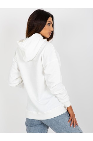 Baltas klasikinis džemperis su gobtuvu-MA-BL-2111007.55