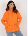 Ryškus neoninės oranžinės spalvos džemperis-MA-BL-2210024.43P