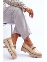 Natūralios odos Laura Messi stilingi batai-2600/646 BEIGE