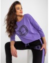 Patogus violetinis laisvalaikio kostiumas moterims-RV-KMPL-7719.37