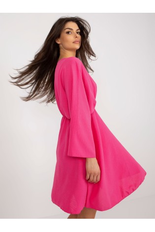 Elegantiška patogi rožinė suknelė-DHJ-SK-11981B.19