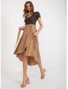 Šviesiai rudas stilingas sijonas-CHA-SD-1036.77P