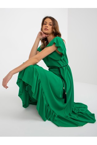 Žalia universali laisva suknelė-MI-SK-59101.31