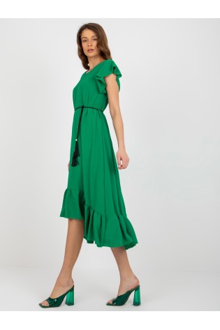 Žalia universali laisva suknelė-MI-SK-59101.31