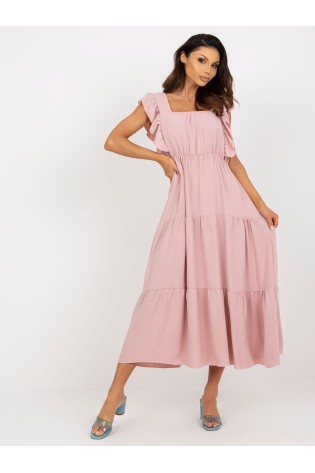 Laisva rožinė universali suknelė-DHJ-SK-8352.04