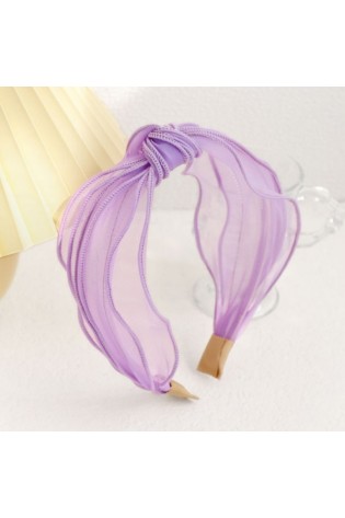 Violetinis tiulio lankelis plaukams O416F-O416F