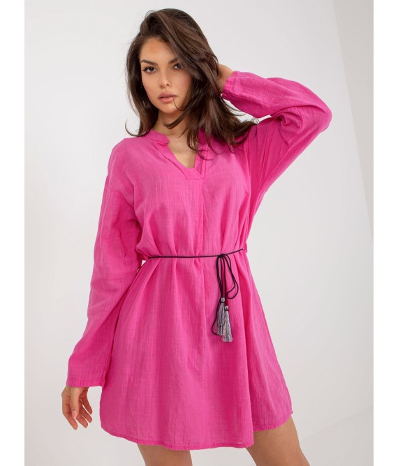 Rožinė lengva vasariška suknelė-TW-SK-BI-2021977.00