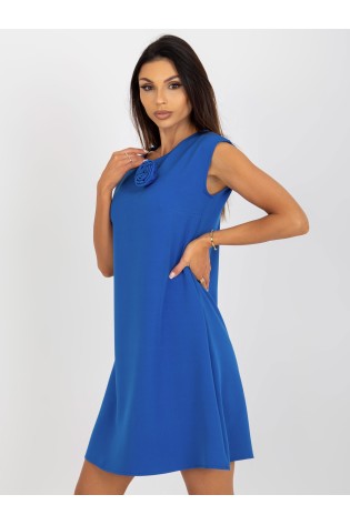 Mėlyna elegantiška klasikinė suknelė-WN-SK-8174.00X