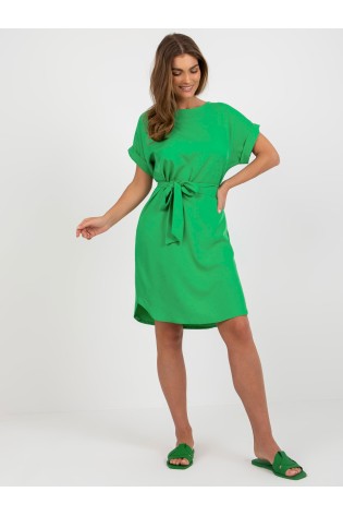 Žalia suknelė su dirželiu-WN-SK-2905.95