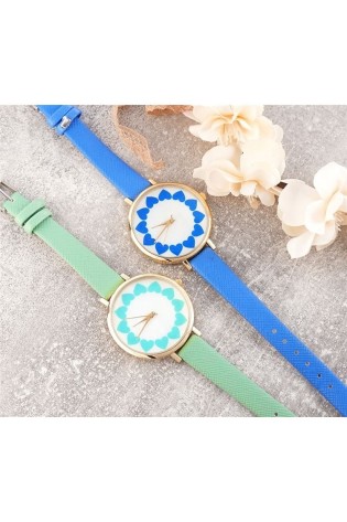 Elegantiškas laikrodis su širdelėmis, mėlynas Z230N-Z230N
