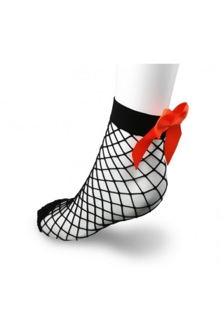 Tinklinės kojinės su kaspinu SKAR01POM-SKAR01POM