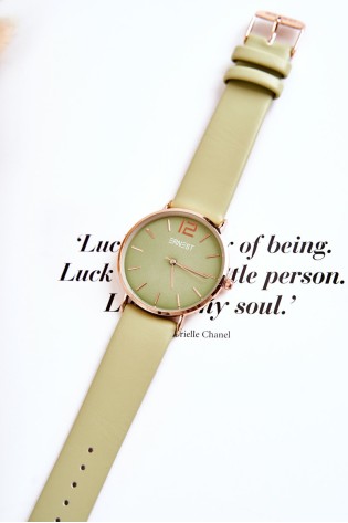 Moteriškas laikrodis Ernest Šviesiai žalias smėlio malūnas-E62001MR L.GREEN