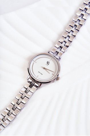 Moteriškas laikrodis GG Luxe sidabrinis-FZ-4810 SILVER