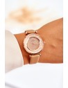Moteriškas laikrodis su blizgančiu ciferblatu Giorgio&Dario Brown-ZEG/9022 BROWN