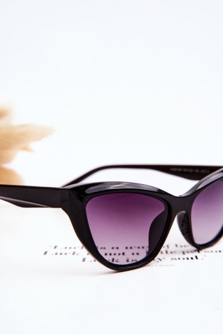 Cat Eye stiliaus akiniai nuo saulės -OK.V090169 BLK/PURPL